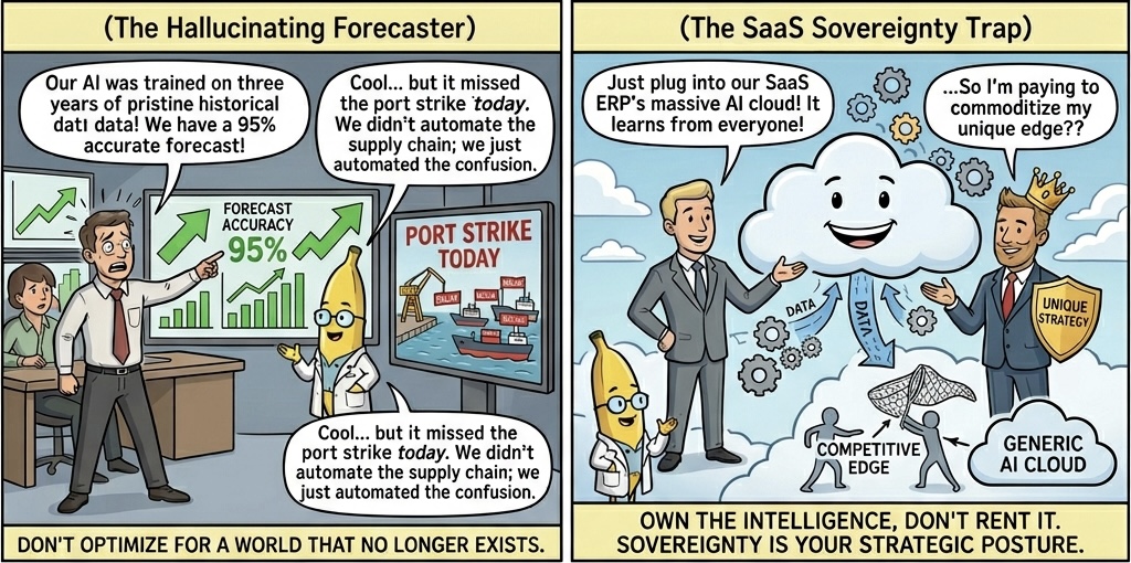 Cartoon: Hallucinating forecaster sovereignty trap